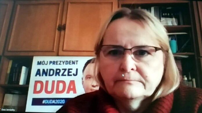 Ewa Jemielity prt scr Wojciech Chudy