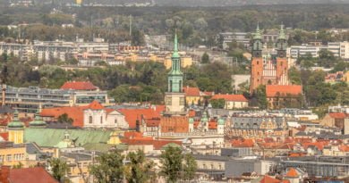 Poznań Stare Miasto Ratusz katedra panorama