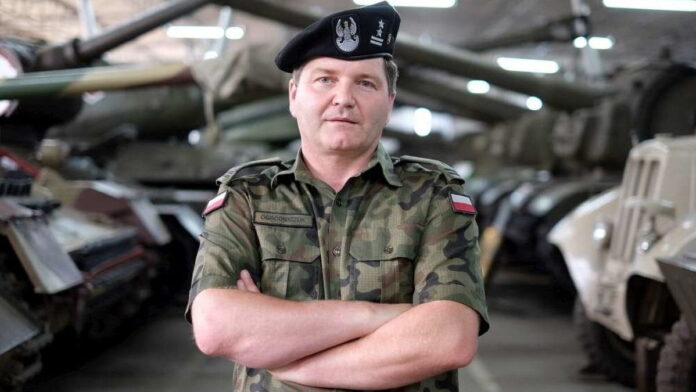 ppłk Tomasz Ogrodniczuk fot. Muzeum Broni Pancernej