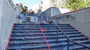 Poznań: Przebudowa schodów na Wildzie zbliża się do końca