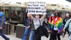 Demonstracja przeciwko Karcie Nienawiści fot. S. Wąchała