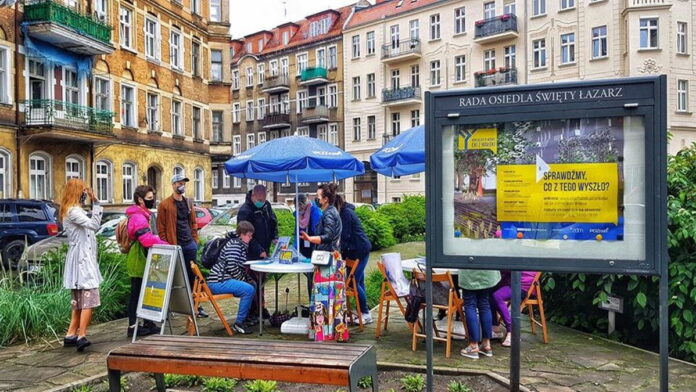 konsultacje społeczne skwer Eki z Małeki fot. ROŚŁ