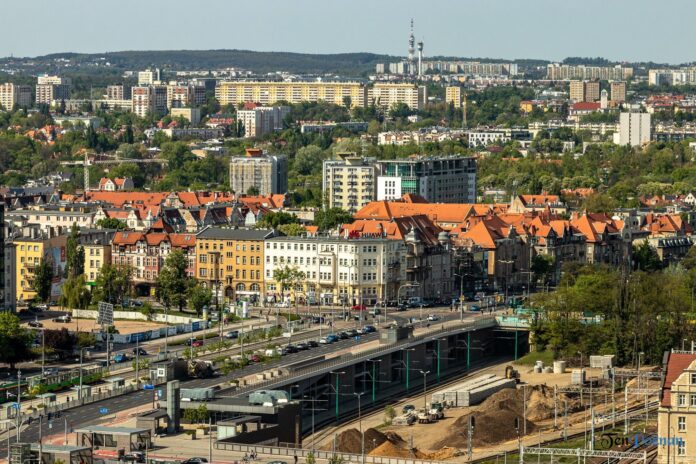 Poznań z poziomu dachu. Ataner ul. Towarowa 39 fot. Sławek Wąchała