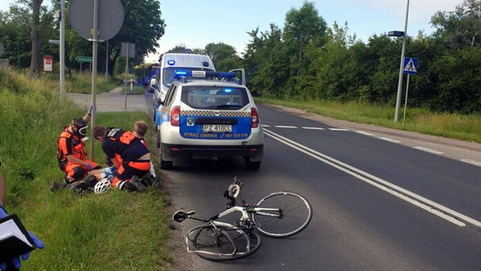 rowerzysta Czerwonak fot. SG Czerwonak