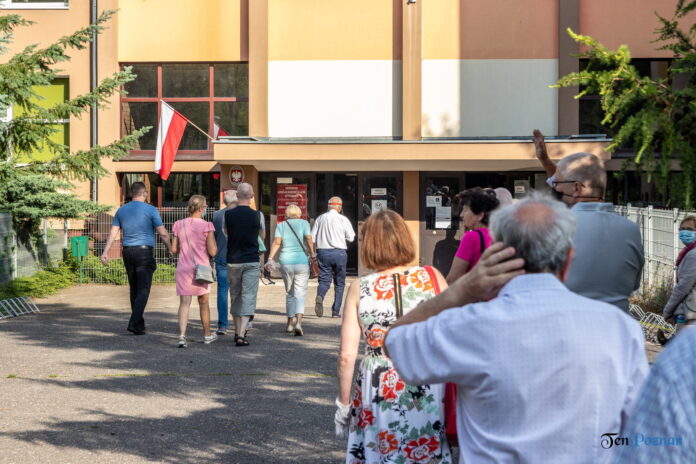 Wybory 2020 głosowanie lokal wyborczy fot. Sławek Wąchała