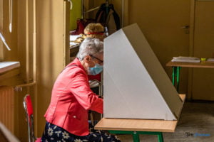 Wybory 2020 głosowanie lokal wyborczy fot. Sławek Wąchała