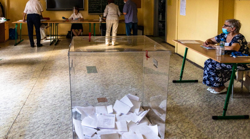 Wybory 2020 głosowanie lokal wyborczy fot. Sławek Wąchała