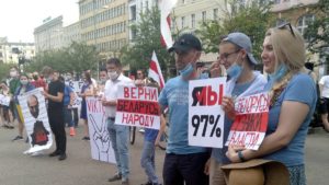 Poznań: Marsz solidarności z Białorusią