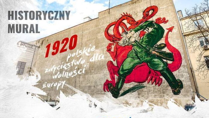 historyczny mural fot. MON