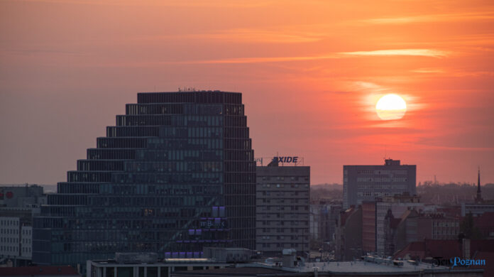 Poznań widziany z góry, z ulicy Piekary fot. Sławek Wąchała