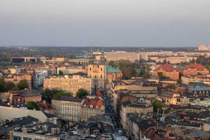Poznań widziany z góry, z ulicy Piekary fot. Sławek Wąchała