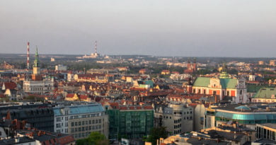 Poznań widziany z góry, z ulicy Piekary fot. Sławek Wąchała