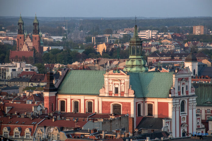 Poznań widziany z góry, z ulicy Piekary fot. Sławek Wąchała