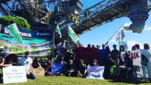 Konin: Aktywiści Obozu dla Klimatu zatrzymali pracę kopalni