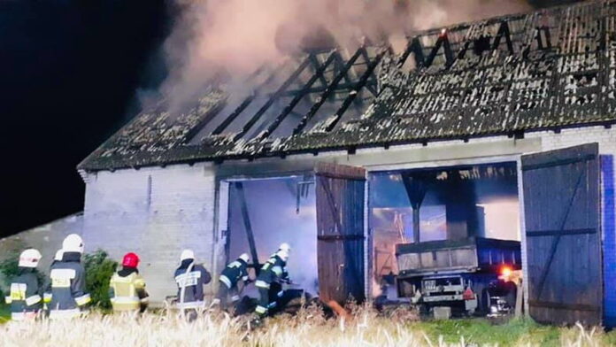 pożar 2 fot. OSP Wągrowiec