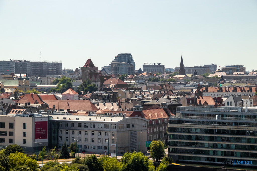 Poznań z wieży Katedry 2019 fot. Sławek Wąchała panorama