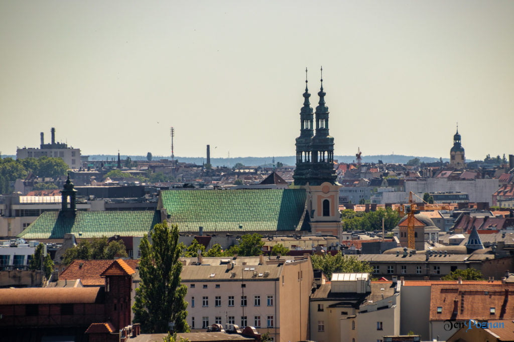 Poznań z wieży Katedry 2019 fot. Sławek Wąchała panorama