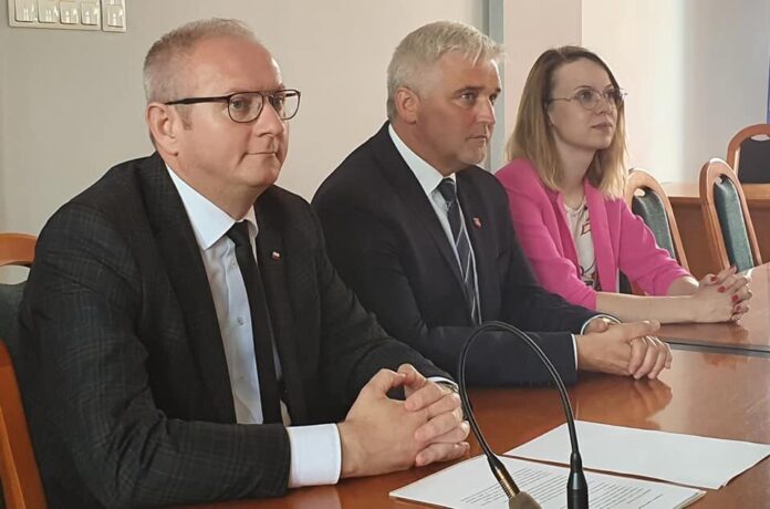 wojewoda Łukasz Mikołajczyk, Zbąszyń, fot. WUW