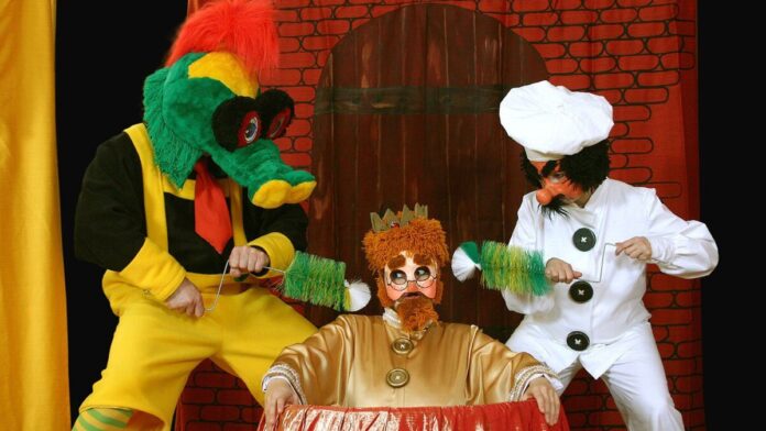 Bajka o smoku i królu leniuchu fot. teatr Bajlandia