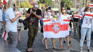 Poznań: Solidarni z Białorusią