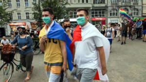 Poznań: Demonstranci żądali wolności dla Białorusi