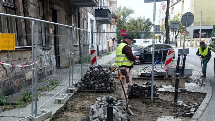 nasadzenia na Mostowej fot. ZDM