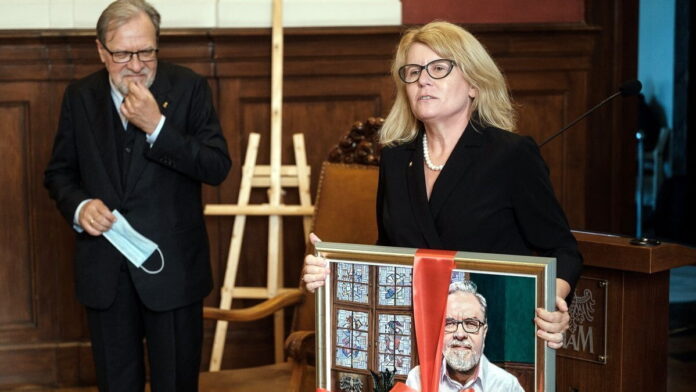 pożegnanie profesora Lesickiego fot. UAM
