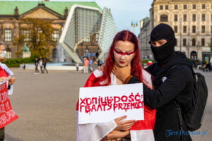 TAK dla wolności, NIE dla tortur Białoruś fot. Sławek Wąchała