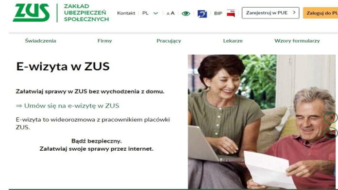 ewizyta fot. ZUS