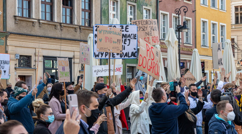 Gastronomia protest Poznań fot. Sławek Wąchała
