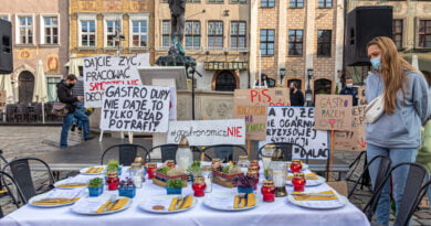 Gastronomia protest Poznań fot. Sławek Wąchała