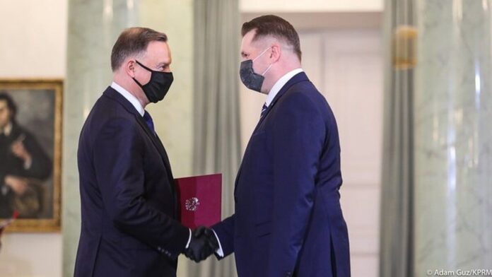 nominacja Przemysława Czarnka na ministra edukacji i nauki fot. Kancelaria Premiera
