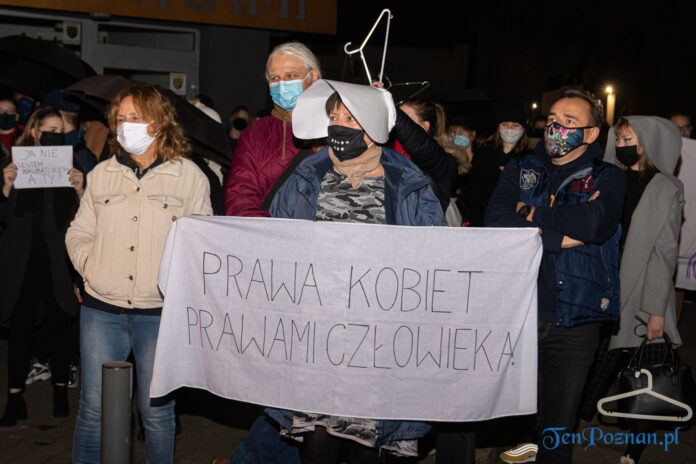 Protest przeciwko decyzji Trybunału Konstytucyjnego 22.X.2020 fot. Sławek Wąchała