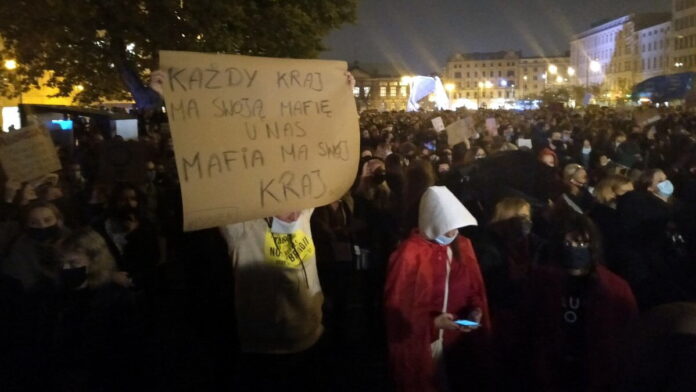 protest przeciwko wyrokowi TK