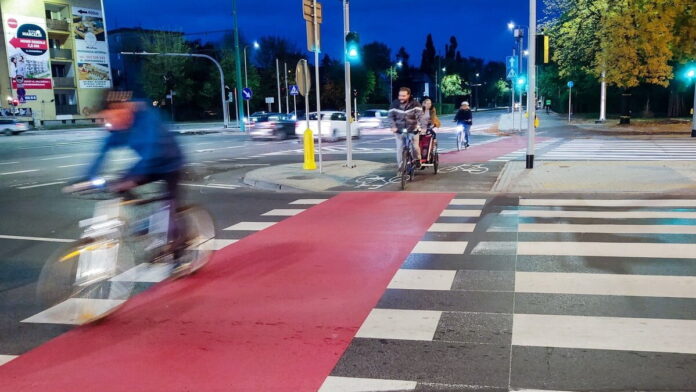 Rowerowa Trasa Grunwaldzka fot. Rowerowy Poznań
