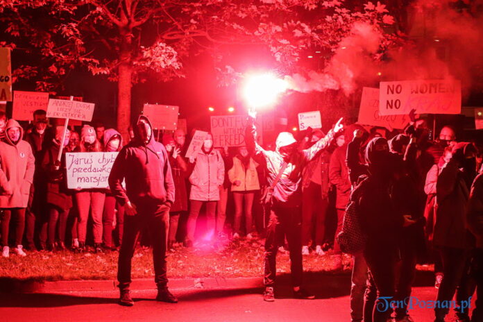 Strajk Kobiet Poznań 31.10 fot. Sławek Wąchała