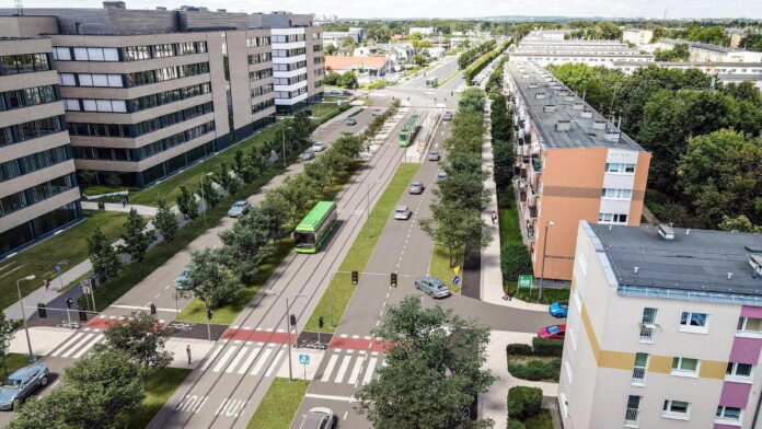 Tramwaj na Marcelin fot. ZTM