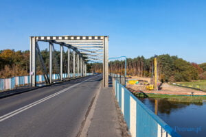 Budowa mostu w Rogalinku nad Wartą fot. Sławek Wąchała