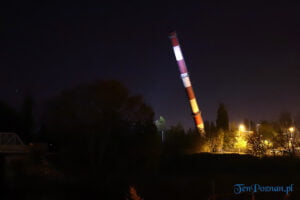 EC I Garbary upadek 100 metrowego komina krok po kroku fot. Magda Zając
