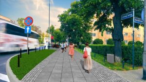 Poznań: Na Królowej Jadwigi będzie nowy chodnik - i nowa zieleń