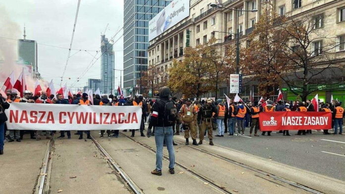 Marsz Niepodległości fot. Młodzież Wszechpolska