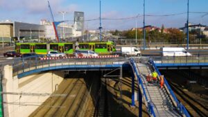 Poznań: Remont schodów na Moście Dworcowym - zaczyna się kolejny etap