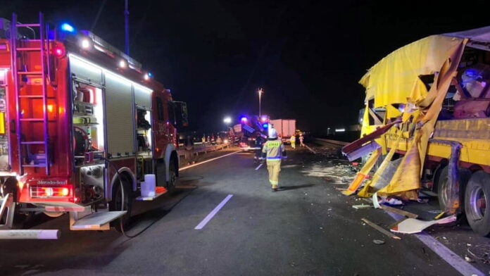 wypadek fot. OSP Kleszczewo