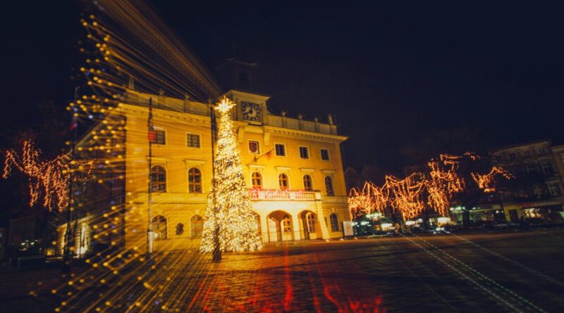 dekoracje świąteczne, Ostrów Wielkopolski fot. UM Ostrów