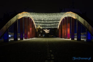 Most biskupa Jordana Śródka dekoracje świąteczne fot. Sławek Wąchała