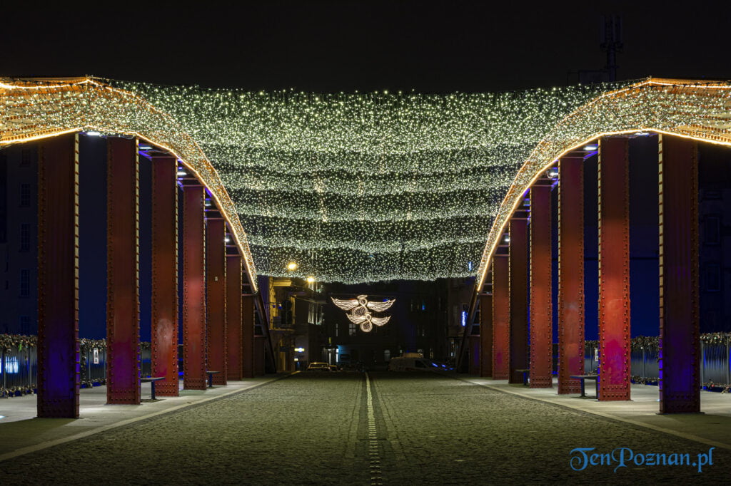 Most biskupa Jordana Śródka dekoracje świąteczne fot. Sławek Wąchała