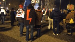 Strajk Kobiet na placu Mickiewicza