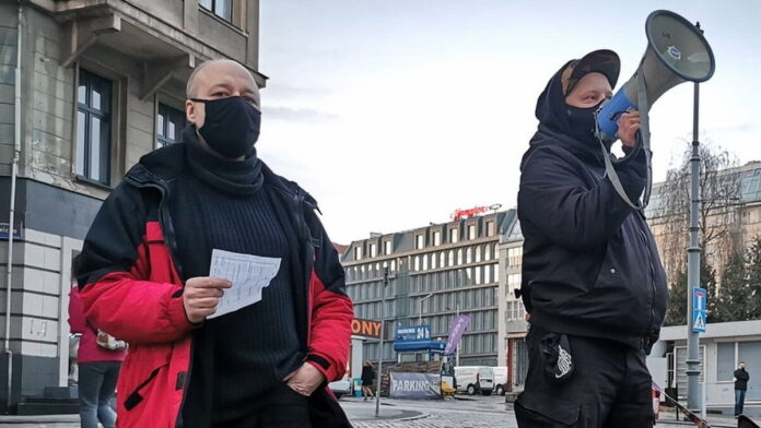 demonstracja anarchistów fot. S. Wąchała