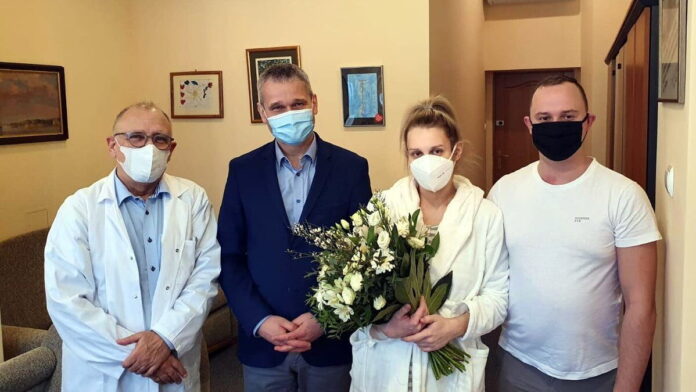 Gratulacje dla rodziców pięcioraczków od prezydenta fot. UMP