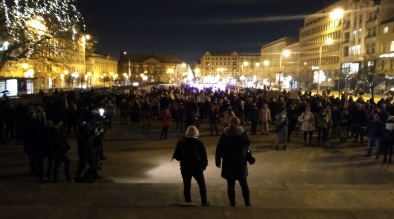 protest po uzasadnieniu wyroku TK, Strajk Kobiet fot. L. Łada